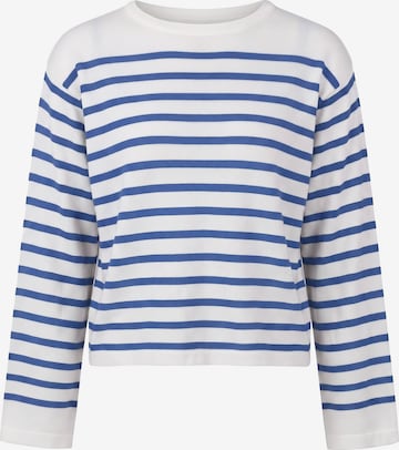 TorWeit Sticktop 'Fine Knitted Top' in Blau: Vorderseite