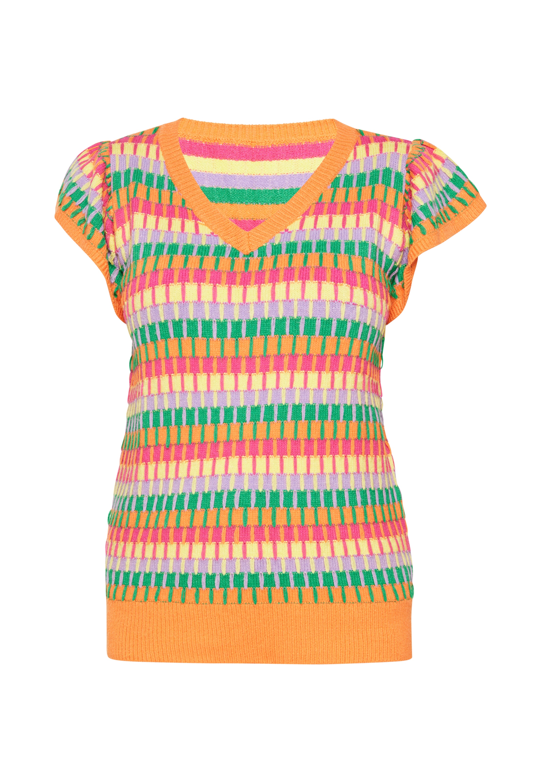 SANIKA Sweater 'Fashion Look' in Orange: front