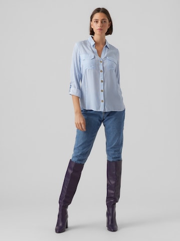 VERO MODA Bluse 'VMBumpy' in Weiß