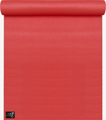 YOGISTAR.COM Mat '183 cm x 61 cm x 4 mm' in Red: front