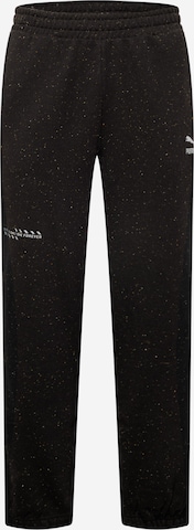 PUMA Tapered Pants in Black: front