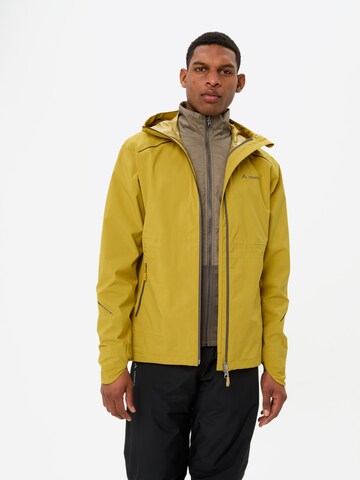VAUDE Outdoorjacke 'Yaras' in Gelb: Vorderseite