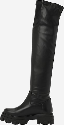 Bianco Over the Knee Boots 'Aginni' in Black