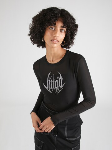 HUGO Shirt 'Darocka' in Black: front