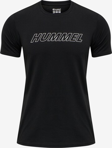 T-Shirt fonctionnel 'Callum' Hummel en noir : devant