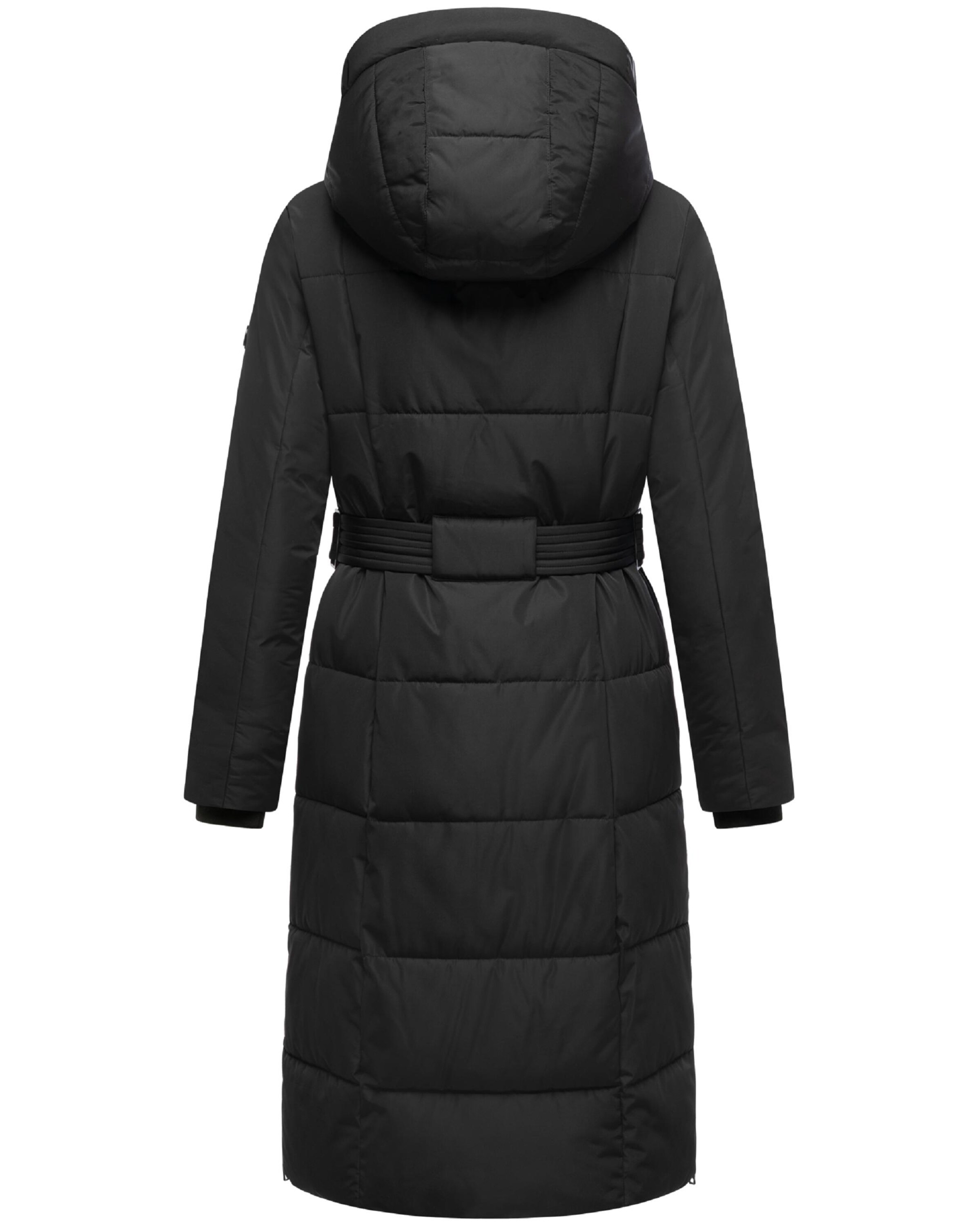 NAVAHOO Płaszcz zimowy 'Herbstnebel 14' w kolorze czarny