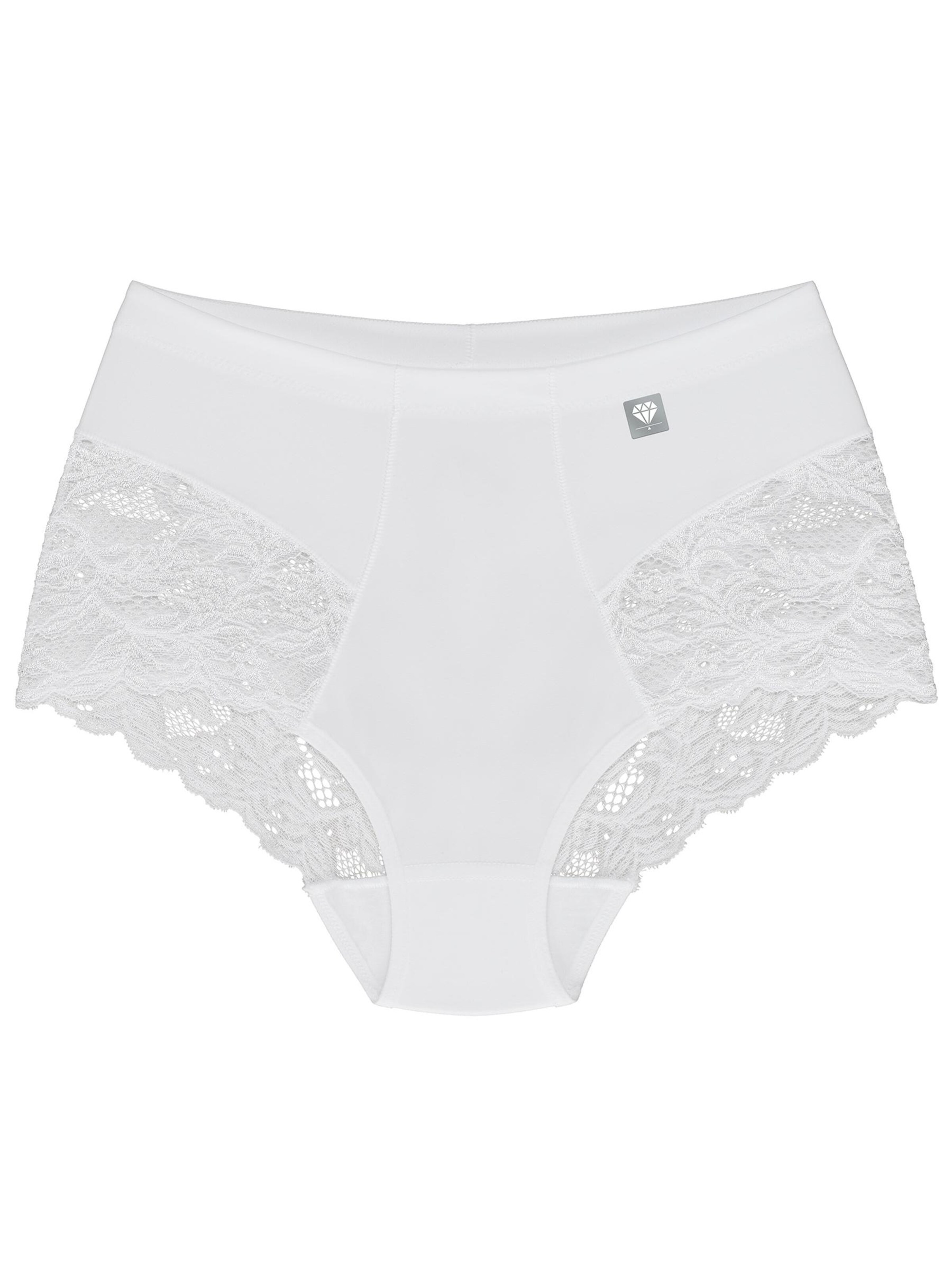 Wolbar Panty 'Diamond 3506' in White: front
