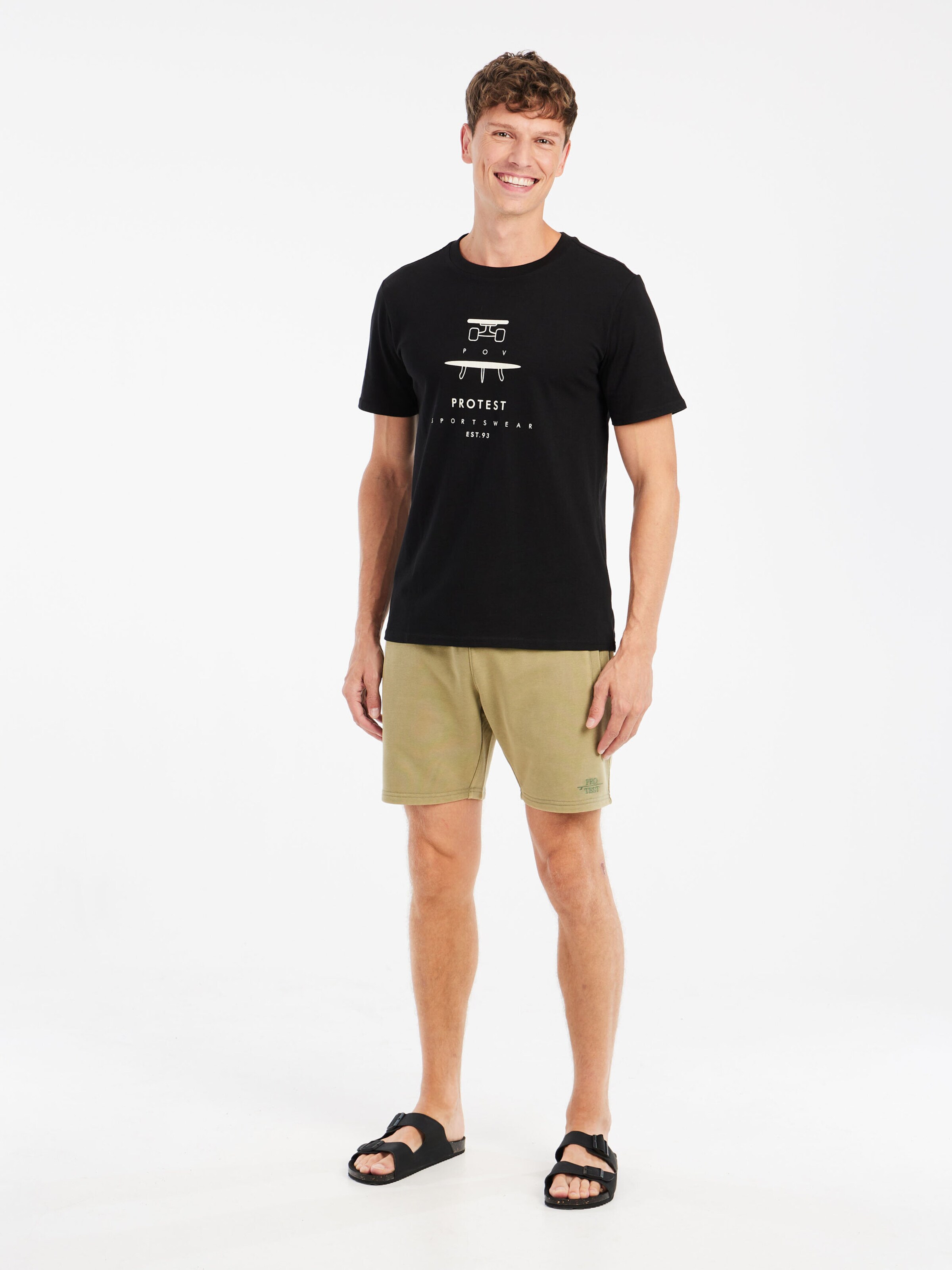 PROTEST Shirt 'PRTAndros' in Black