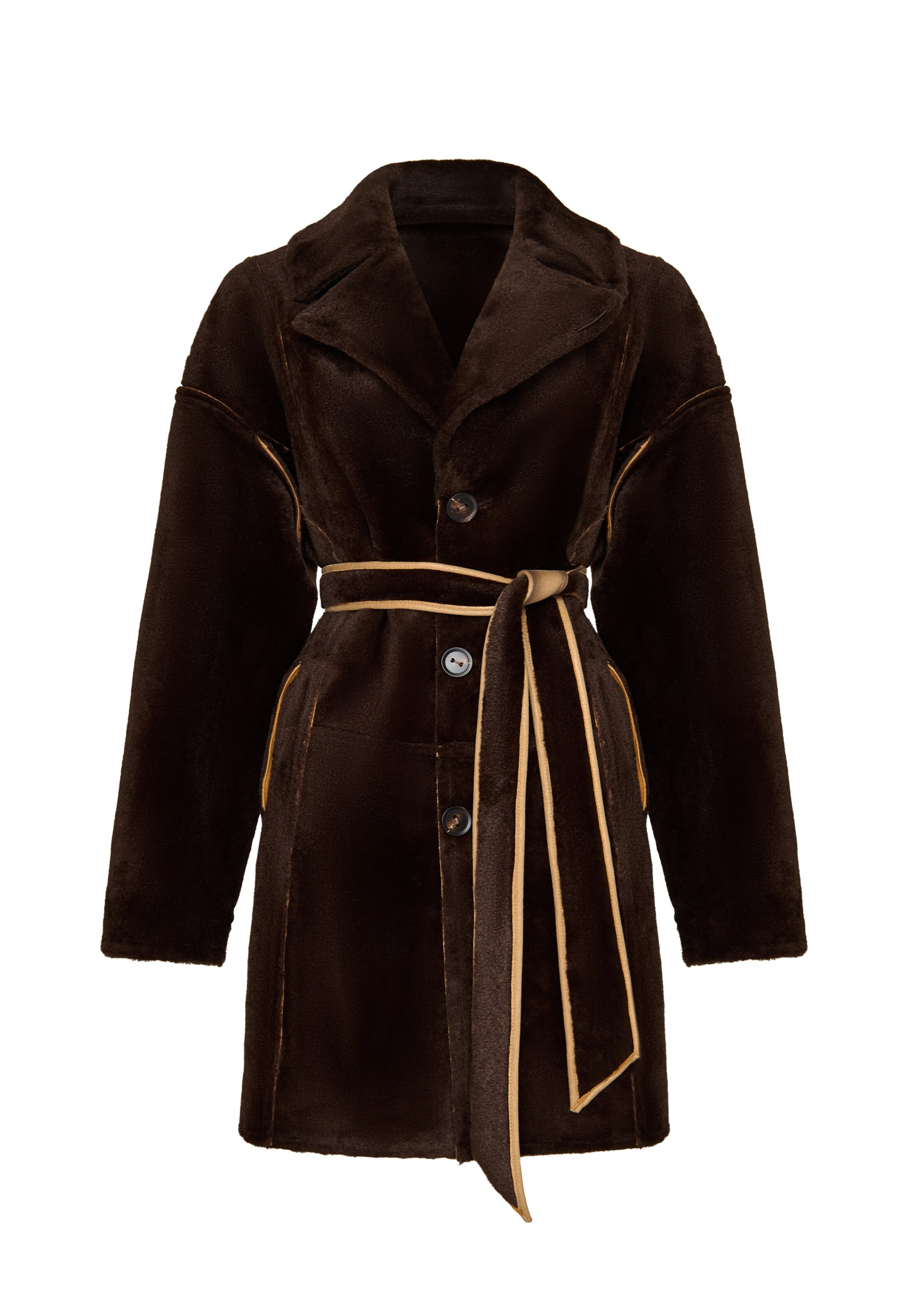 CESARE GASPARI Tussenmantel in Beige