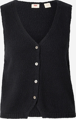 LEVI'S ® Neuleliivi 'Helen Mini Boucle Vest' värissä musta: etupuoli