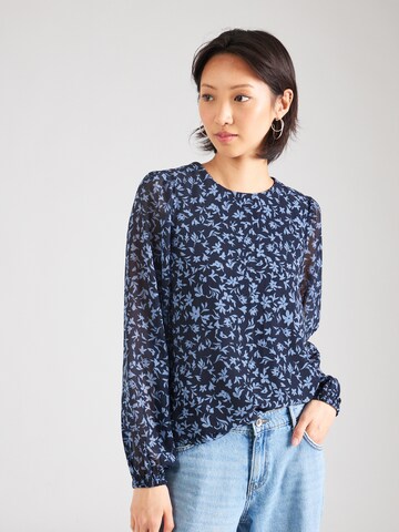 VERO MODA Blouse 'HOLLY' in Blauw: voorkant