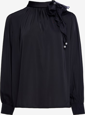 faina - Blusa 'GLOW' em preto: frente