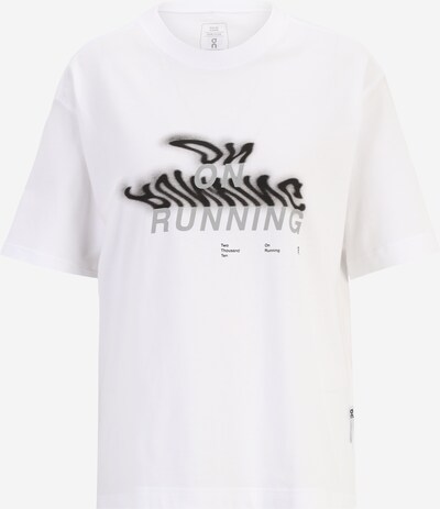 On T-shirt fonctionnel 'Club' en noir / blanc, Vue avec produit