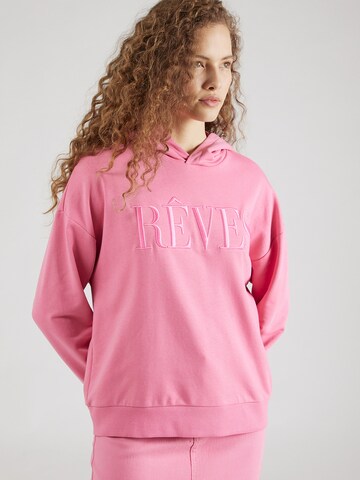 PIECES - Sudadera 'MAE' en rosa: frente