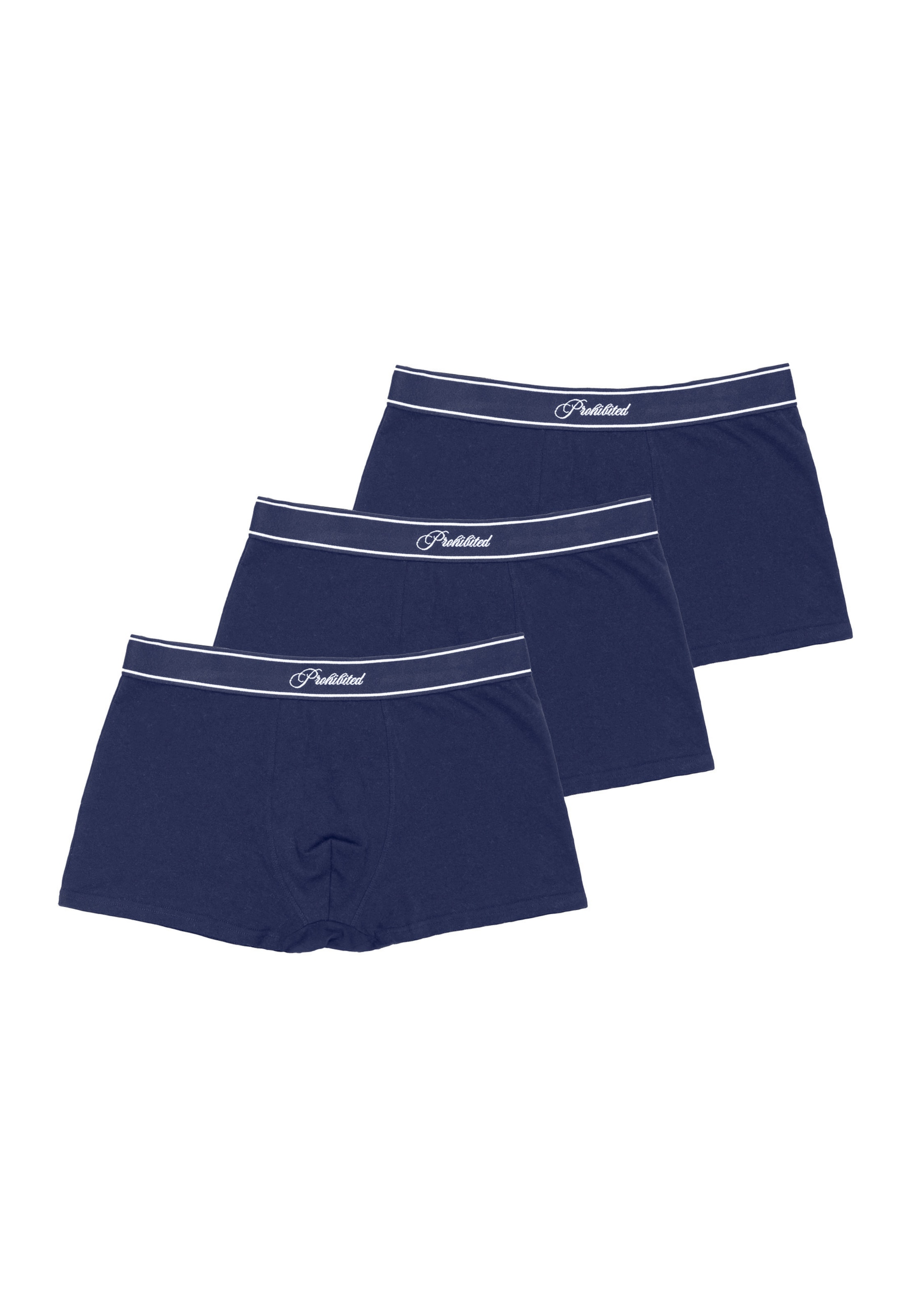 Prohibited Boxershorts in Blauw: voorkant