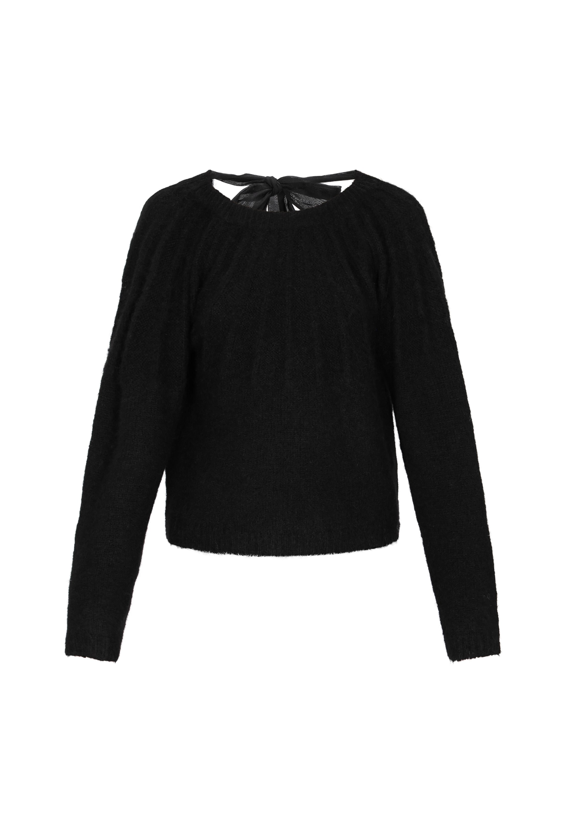 DreiMaster Vintage Trui in Zwart: voorkant