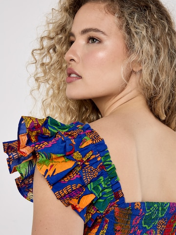 Apricot Jurk ' ' in Gemengde kleuren