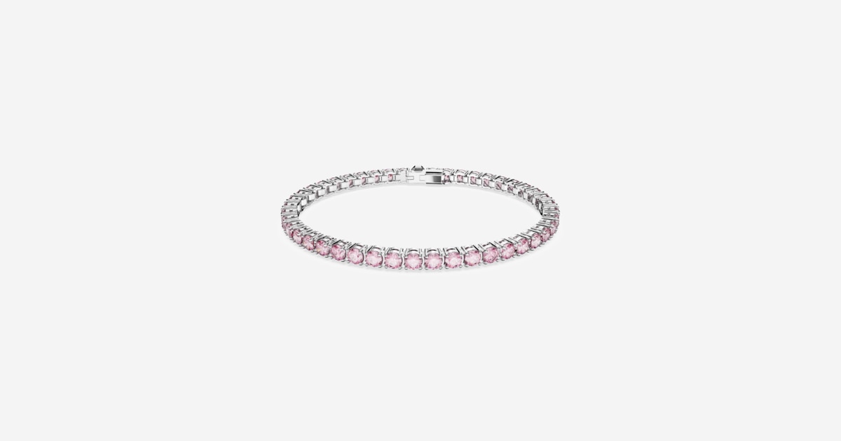 Swarovski Bracelet 'Matrix' in Pink | ABOUT YOU Swarovski Bracelet 'Matrix' in Pink | ABOUT YOU