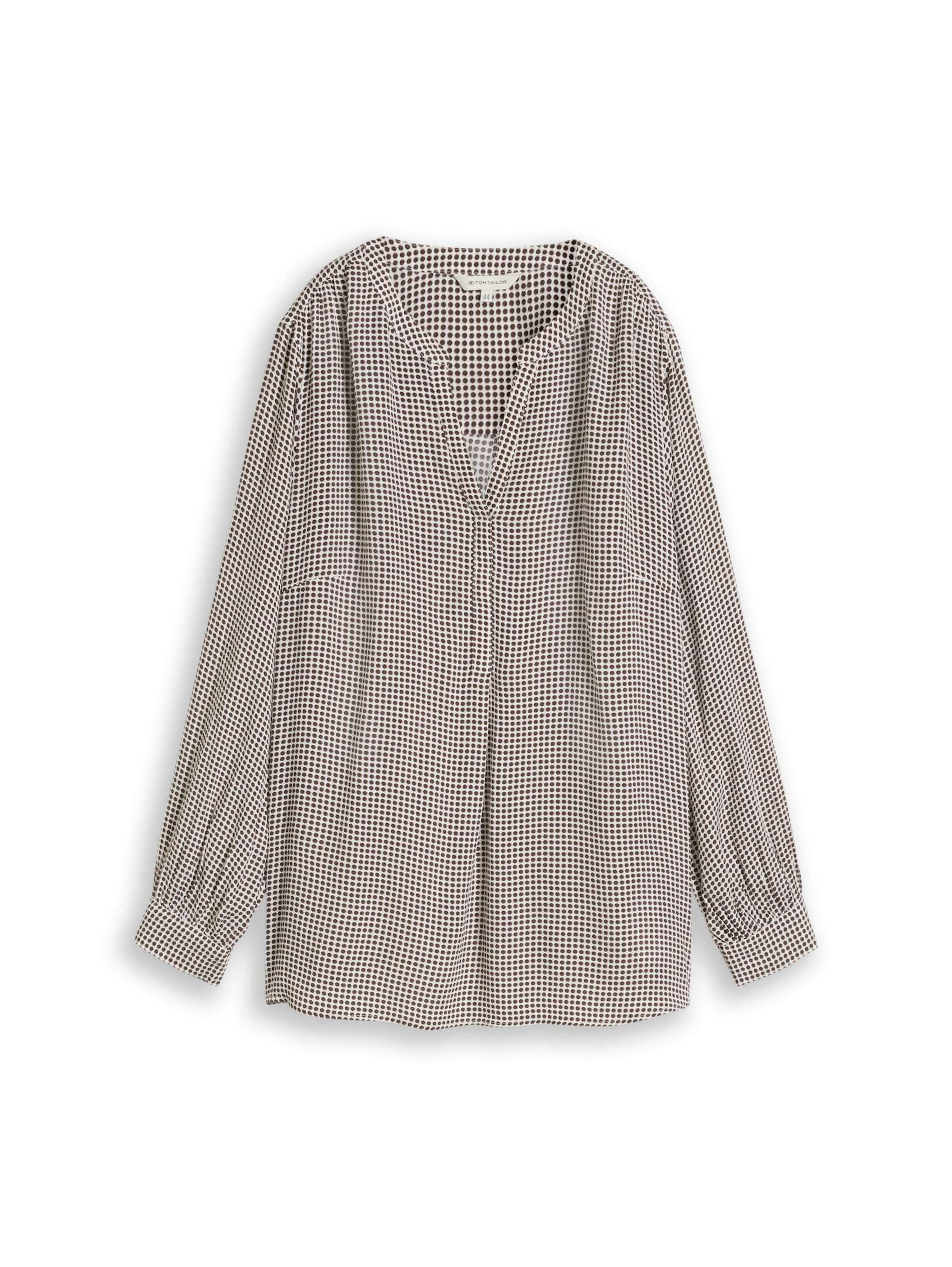 Tom Tailor Women + Bluse in Braun: Vorderseite