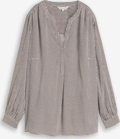 Tom Tailor Women + Bluza veličine XXL u čokolada / bijela, Pregled proizvoda