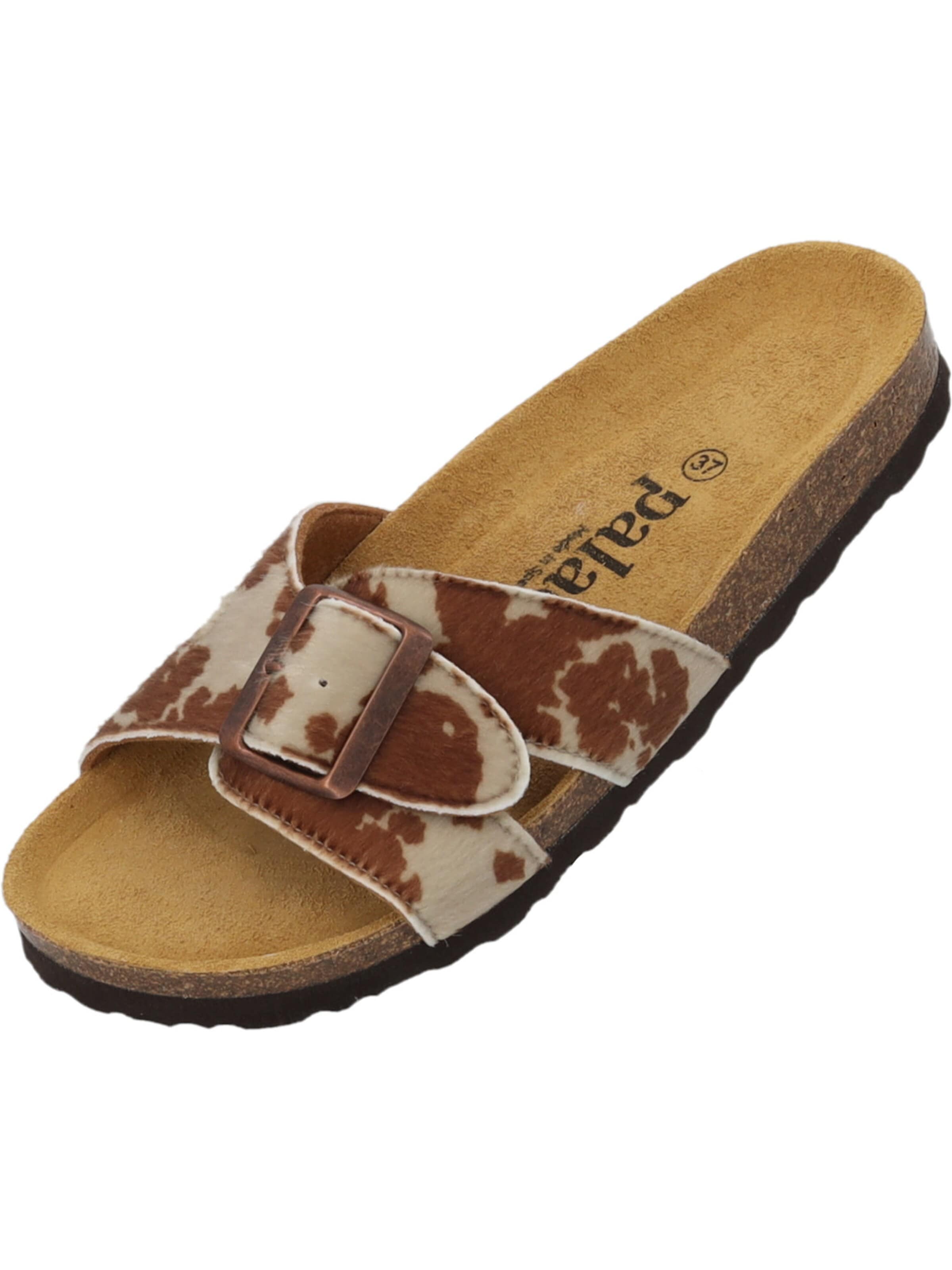 Palado Pantolette 'Tinos'‌‌‌‌ in Braun: Vorderseite