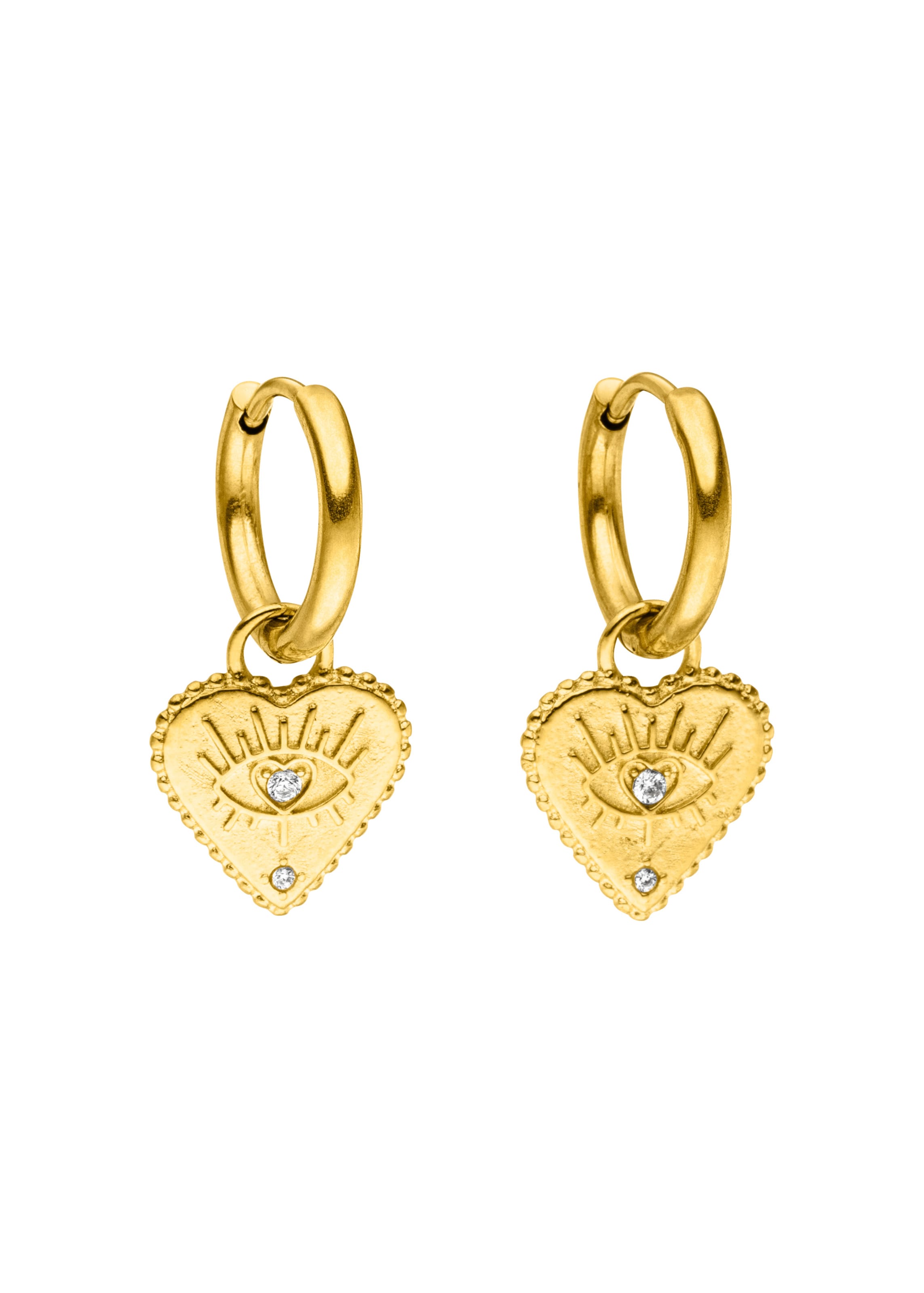 PURELEI Earrings 'Bright Heart' in Gold, Item view