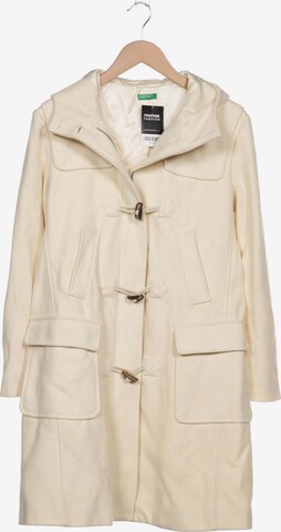 UNITED COLORS OF BENETTON Jacket & Coat in L in White: front