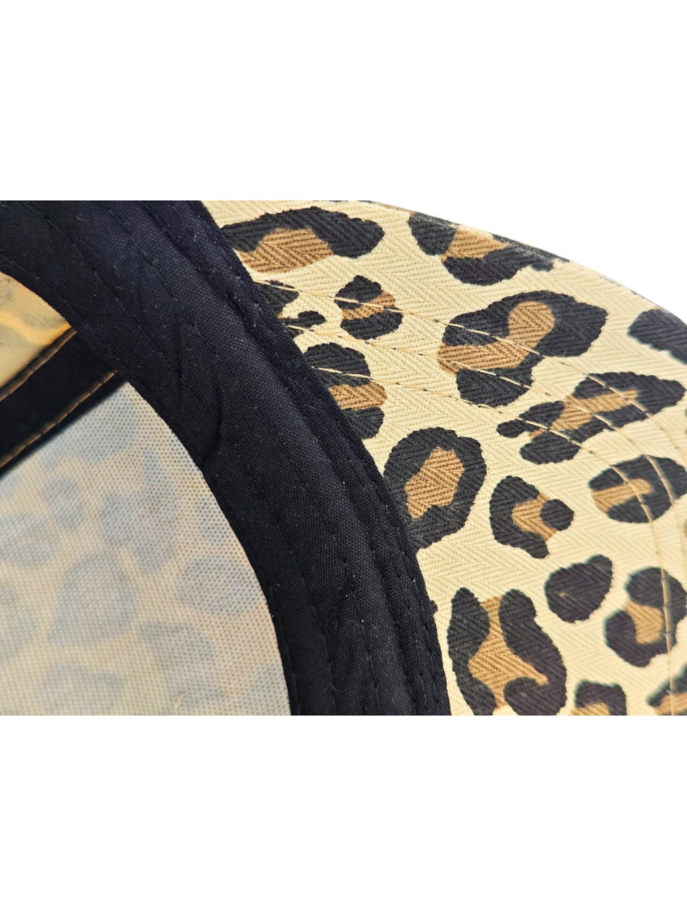 styleBREAKER Cap 'Baseball Cap mit Leo Muster'‌‌‌‌‌‌‌‌ in Beige