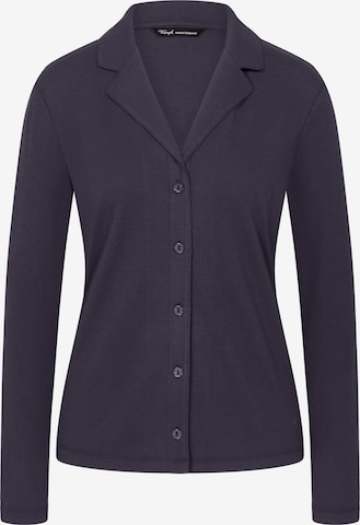 TRIUMPH Pajama Shirt ' Mix & Match ' in Blue: front