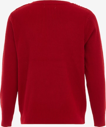 Pull-over dulcey en rouge