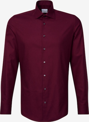 SEIDENSTICKER Regular fit Business Shirt in Red: front