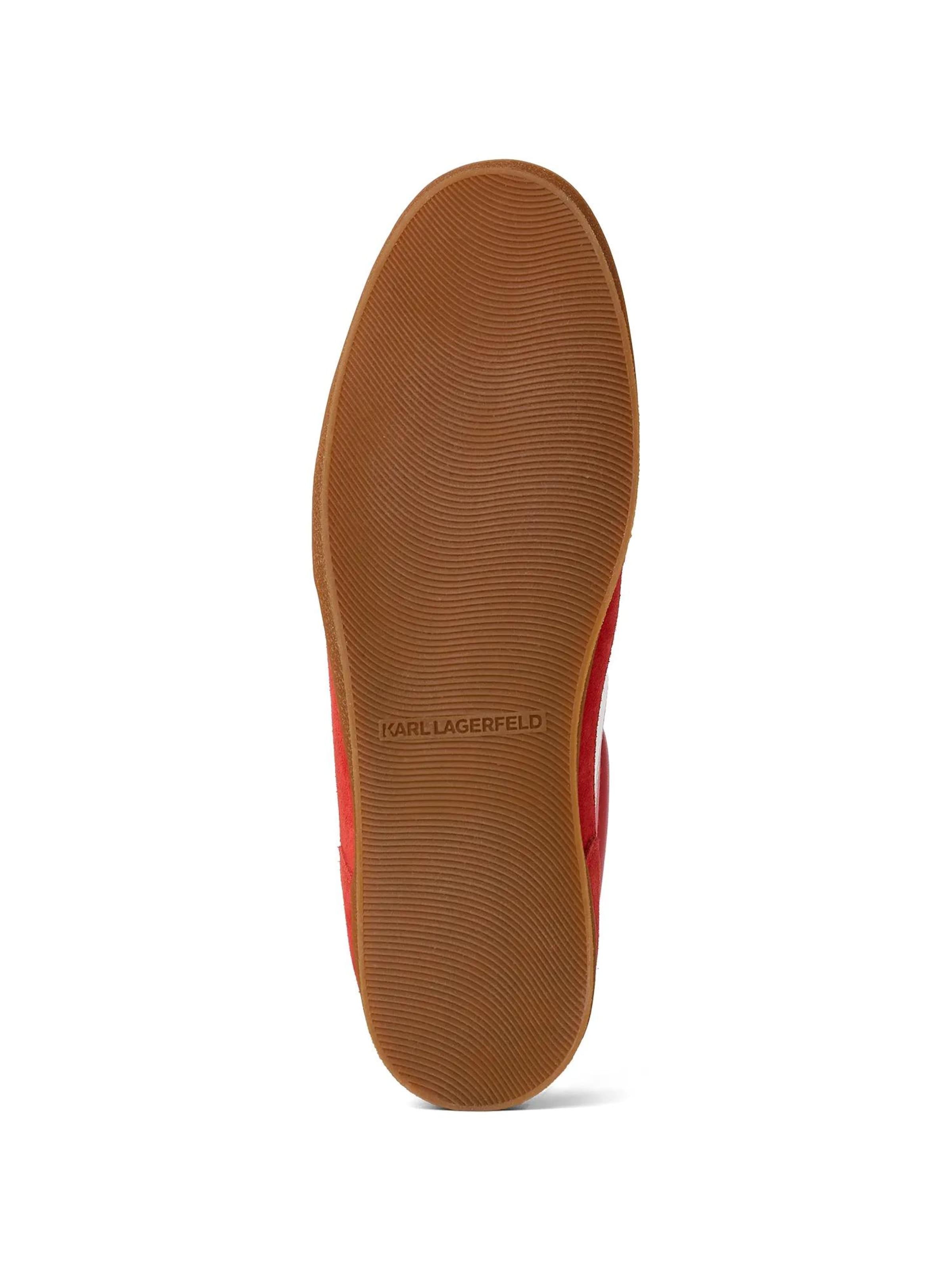 Baskets basses 'Kandidate' KARL LAGERFELD JEANS en rouge