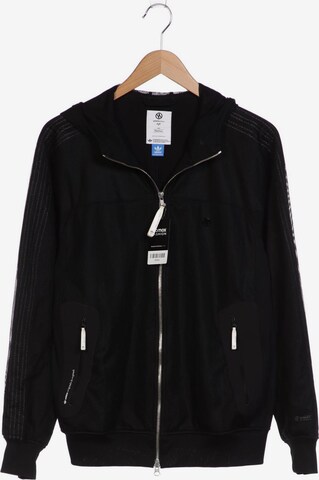 ADIDAS ORIGINALS Sweatshirt & Zip-Up Hoodie in M in Black: front