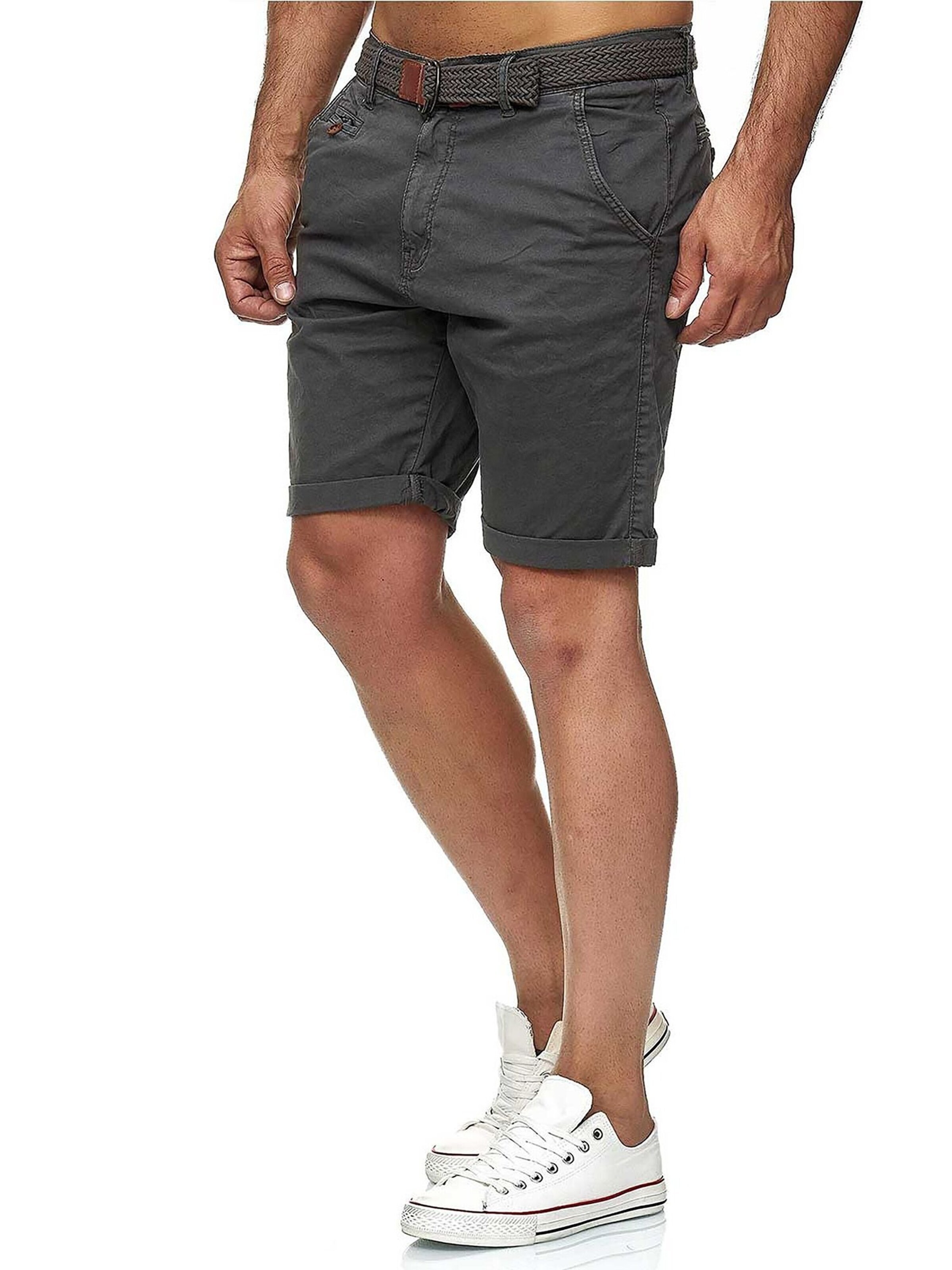 INDICODE Regular Pants 'Indicode Conor' in Grey