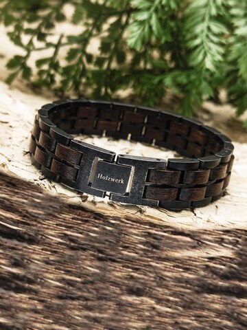 Braccialetto 'GAMENSEE' di Holzwerk in grigio