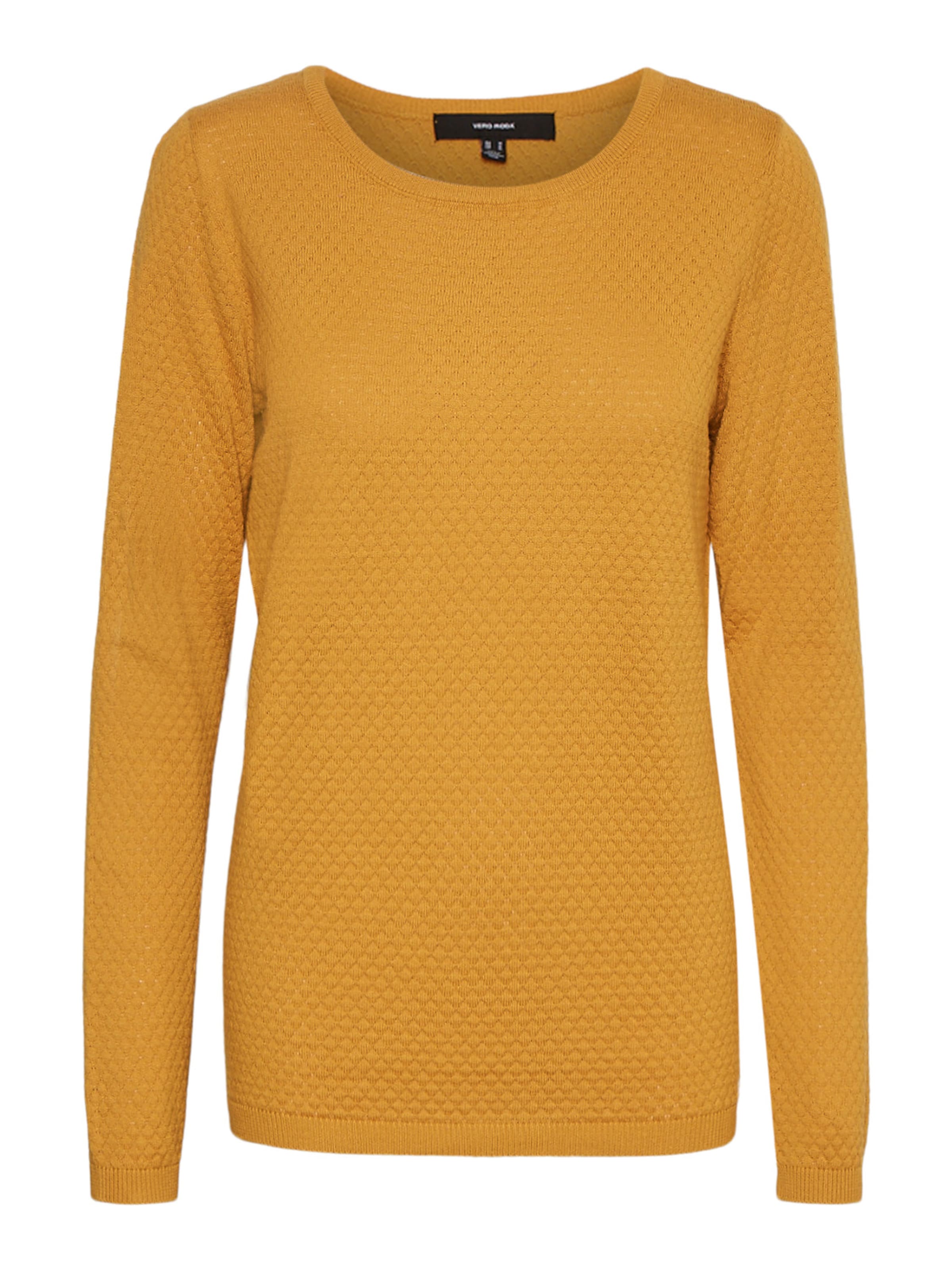 VERO MODA - Pullover 'VMCare' em amarelo: frente