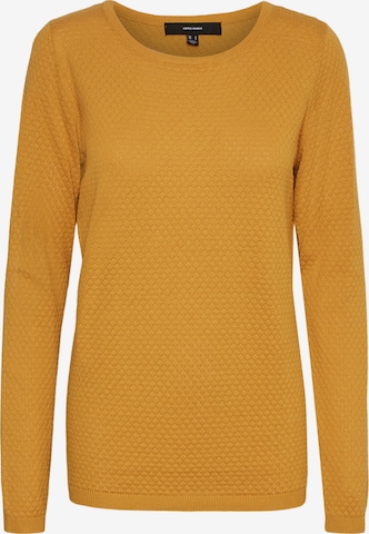 VERO MODA Sweater 'Care' in Yellow: front