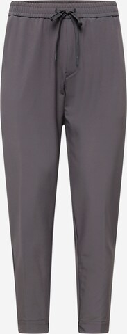 BOSS Pleated Pants 'Flex' in Grey: front