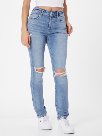 American Eagle Skinny Jeans 'HI-RISE SKINNY JEANS' in Blue: front