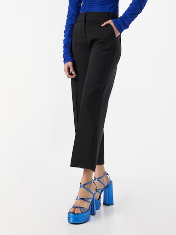 Fransa Regular Pleated Pants 'VITA TESSA' in Black: front