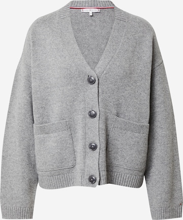 Cardigan TOMMY HILFIGER en gris : devant