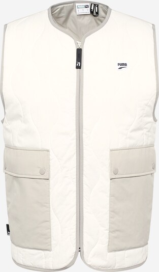 PUMA Vest 'Downtowm' in Beige / Light grey / White, Item view
