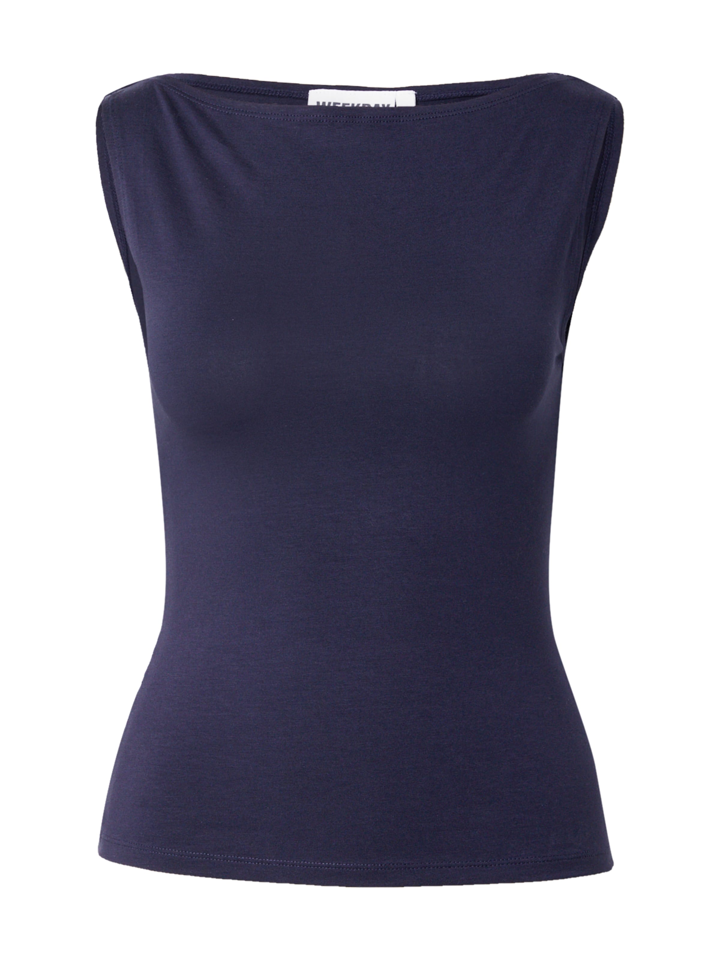WEEKDAY Top 'ANNIE' in Blue: front