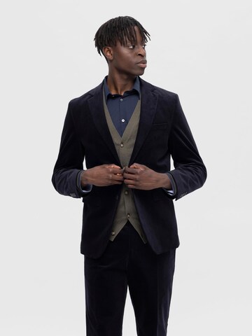 SELECTED HOMME Slim fit Colbert 'BOE' in Blauw