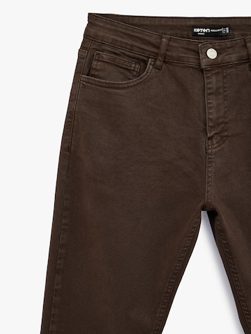 Koton Flared Broek in Bruin