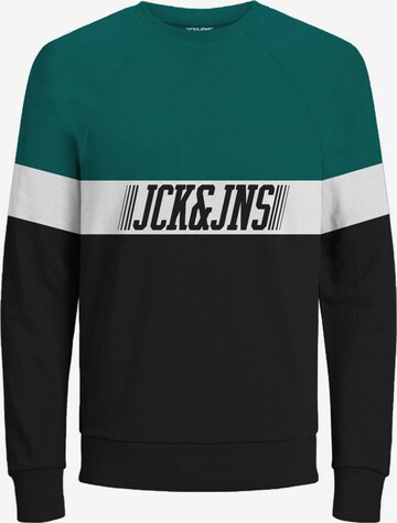 JACK & JONES Sweatshirt 'MATEO' in Grün: predná strana