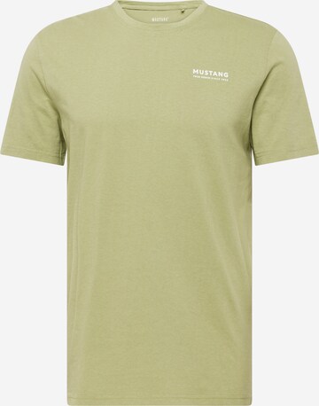 MUSTANG Shirt 'Alex' in Green: front