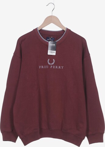 Fred Perry Sweatshirt & Zip-Up Hoodie in L in Red: front