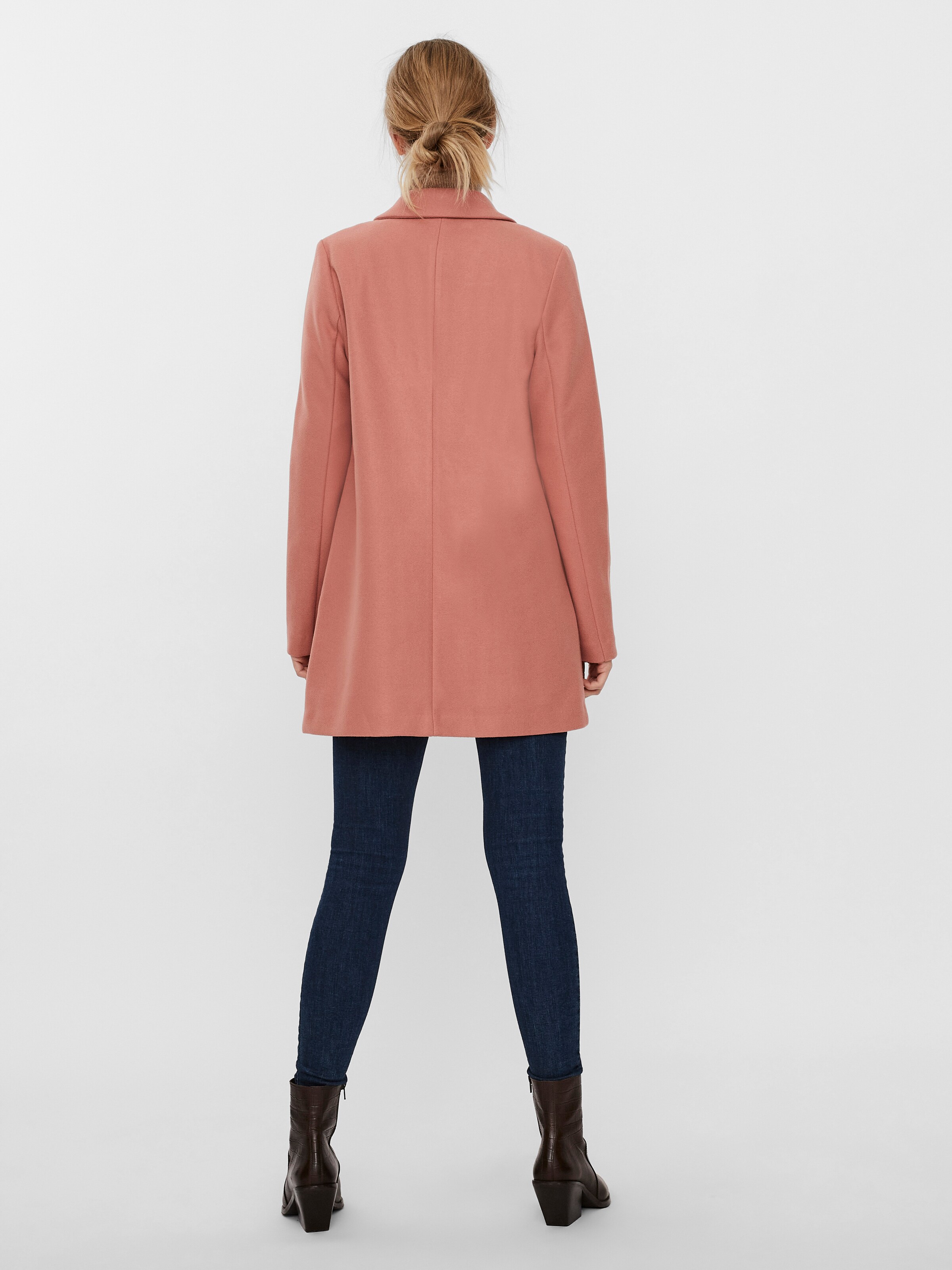 vero moda pink coat
