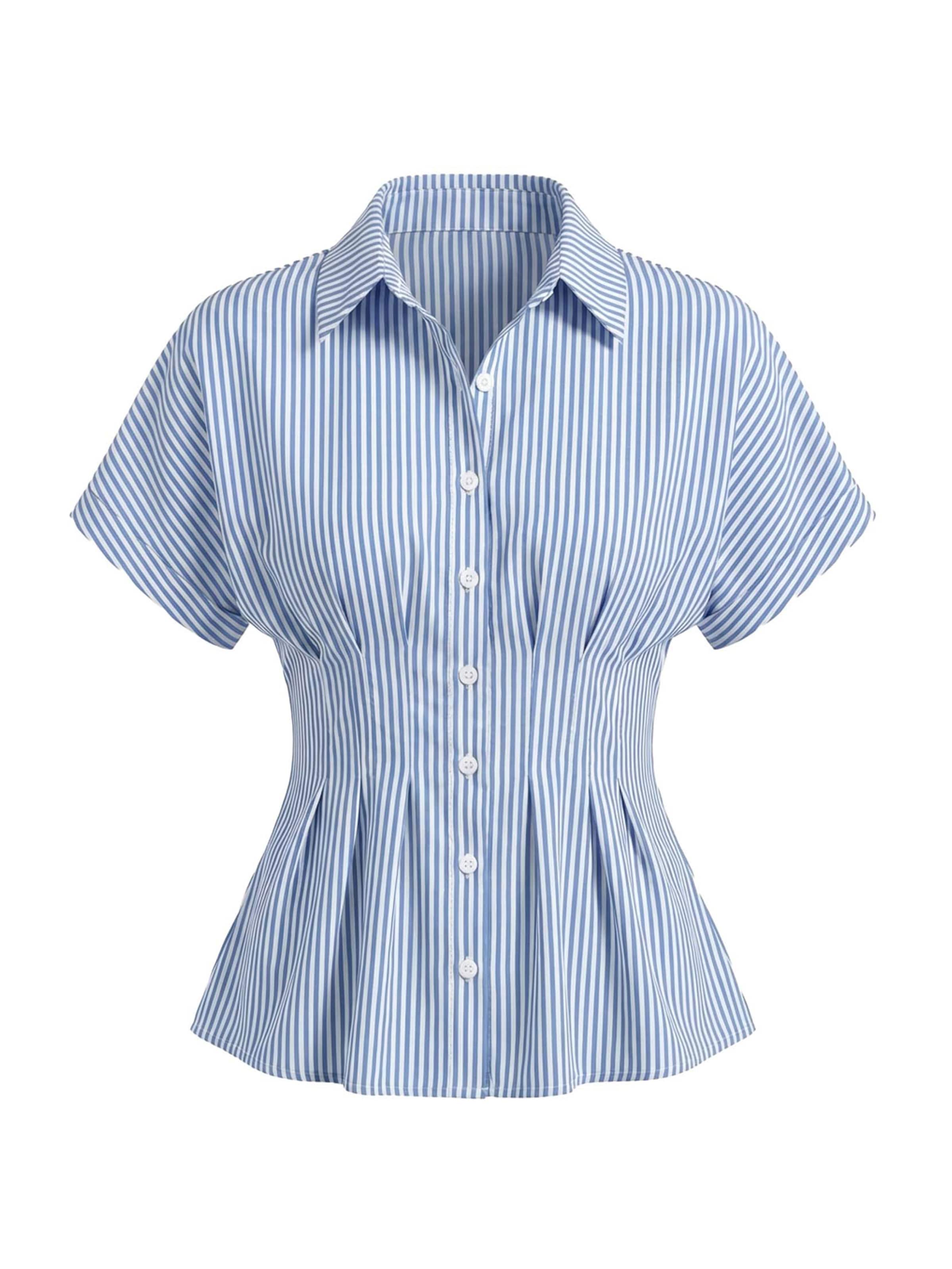 Bluză de la Imily Bela pe albastru: față